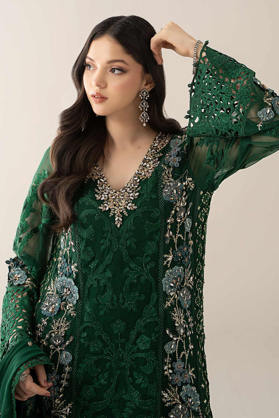 Maria B | BDS-3008 Emerald Green Ayla's Atelier